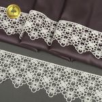 Кружево гипюр (плетёное) 45 мм, цв.02 молочный, 9м, Kruzhevo