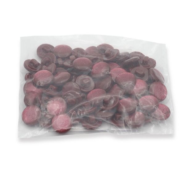 Пуговицы на ножке 22L (14мм), пластик (col.11 бордовый), 72 шт, CR P-45