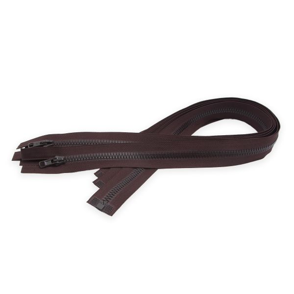 Молния трактор Arta Т6 (6 мм) 1 зам., разъем., 65 см, цв. 068 т.коричневый, уп.5 шт