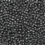 Бисер Astra&Craft 11/0 (2.1 мм), 200 г (10х20 г), цв. 922 графит/непрозрачный, матовый