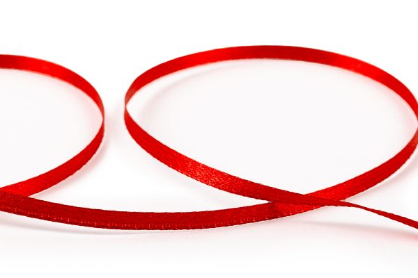 Лента атласная 2-сторонняя 3.0 мм / 91.4±2 метра, 065 красный, Gamma AL-3P