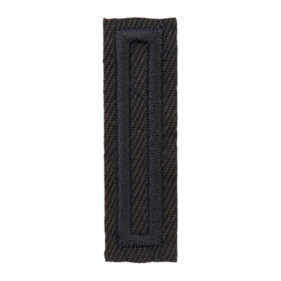 Термоаппликация 13х44 мм (black), 5 шт, LA429