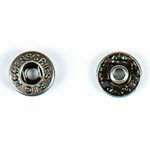 Часть кнопки Альфа (S-образная) ⌀11.5 мм (B-часть), 5 темное серебро, 100 шт, BIG