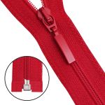 Молния спираль (витая) Arta Т5 (5 мм) 1 зам., разъем., 70 см, цв. 519 красный, уп.5 шт