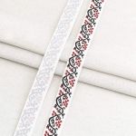 Лента репсовая (в рубчик) с принтом 15.0 мм / 45.72 метра, 1502 Узор