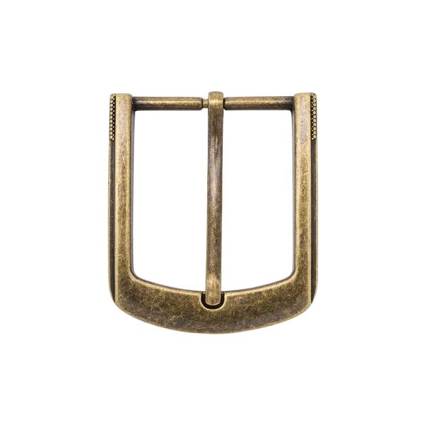 Пряжка ременная металл 35 мм, бронза, 1 шт, MB-193