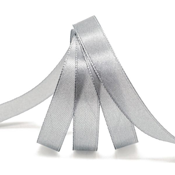 Лента атласная 1-сторонняя 12.0 мм / 22.86±1 метров, 151 серо-голубой, Globus