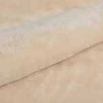 Мех трикотажный 220 г/м², шир.165см, цв.экрю, 20м /TOS/