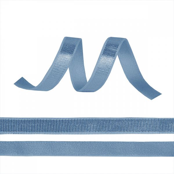 Резинка бельевая (бретелечная) 10.0 мм / 1000 метров, RBB05 серо-голубой S280