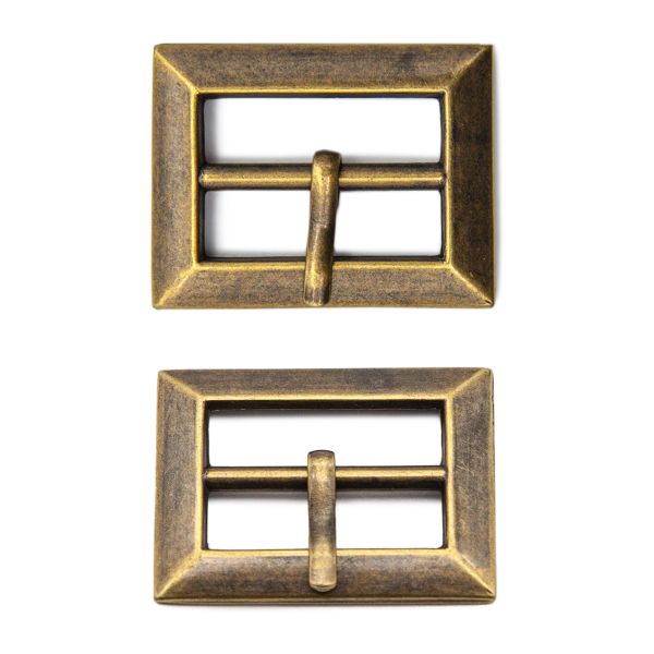 Пряжка ременная металл 20 мм (внешн. 29х22 мм), 10 шт, латунь, BIG