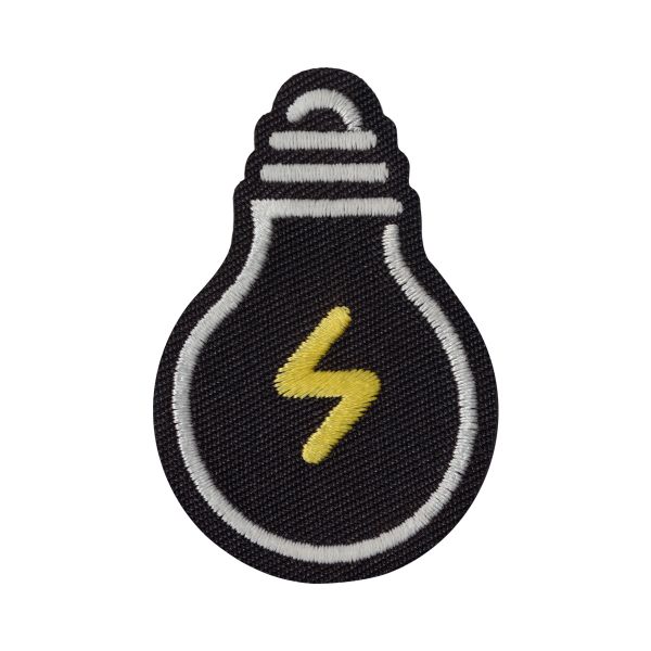 Термоаппликация №05, 1 шт, 02-506 Лампочка 6.5х4.3 см, Gamma ETF