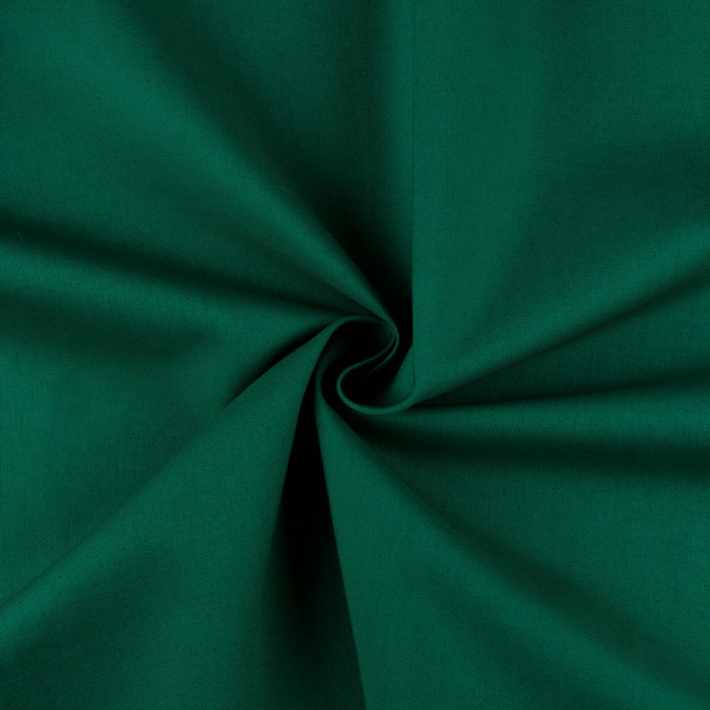 Ткань для пэчворка Peppy Краски жизни Люкс, рулон 112 см / 5 метров, 18-5845 т.изумрудный, Peppy