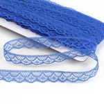 Кружево отделочное в стиле "трикотаж" 12 мм диз. 150-2 цв.13 синий уп.27,4м