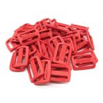 Пряжка, ПА, цветная, 30 мм (с820 красный), 50 шт