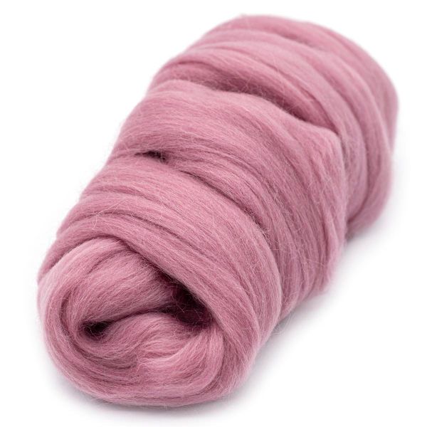 Шерсть для валяния Камтекс Лента для валяния п/тонкая 1х50 г, (25-28 мкр), 2.1 м, 270 клевер, 614644-17