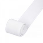 Подвяз (довяз) трикотажный 3.5х80 см, белый, 100% п/э, 5 штук