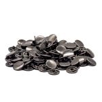 Часть кнопки Альфа (S-образная) ⌀12 мм (A-часть), 012/05, цв.чер.никель, 100 шт, BIG