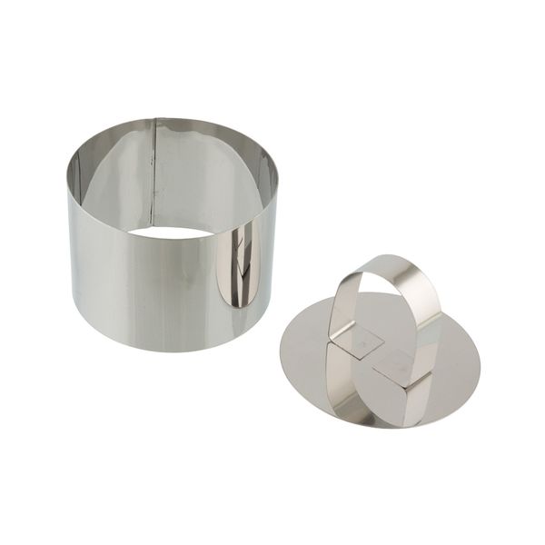 Форма металлическая для салатов, гарнира и десерта, 1 шт, №01 круг ⌀7.5 см, S-Chief SHF-0050