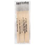 Кисть белка круглая (ученическая) №1.10 шт