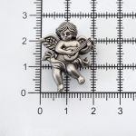 Украшения декоративные пуговицы Ангел, 26 мм (MAS), 36 шт, S090206