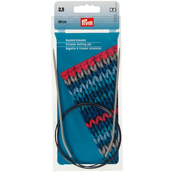 Спицы круговые Prym ⌀2,5 мм, 80 см, S090343