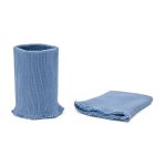 Манжеты трикотажные 8.0х9.5 см, 1 пара, средней плотности 14 кл, 1х1, 8189 джинс