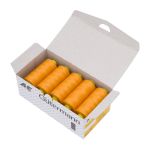 Нитка особо тонкая Gutermann Mara №150 (150/2), 1000 м, 713953, цв. 188 яркий абрикос, 1 катушка