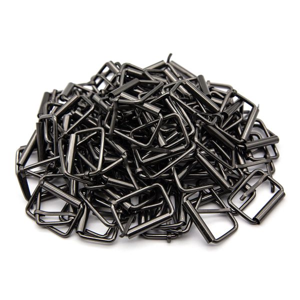 Пряжка ременная металл 32х19 мм, №7, чер.никель, 100 шт