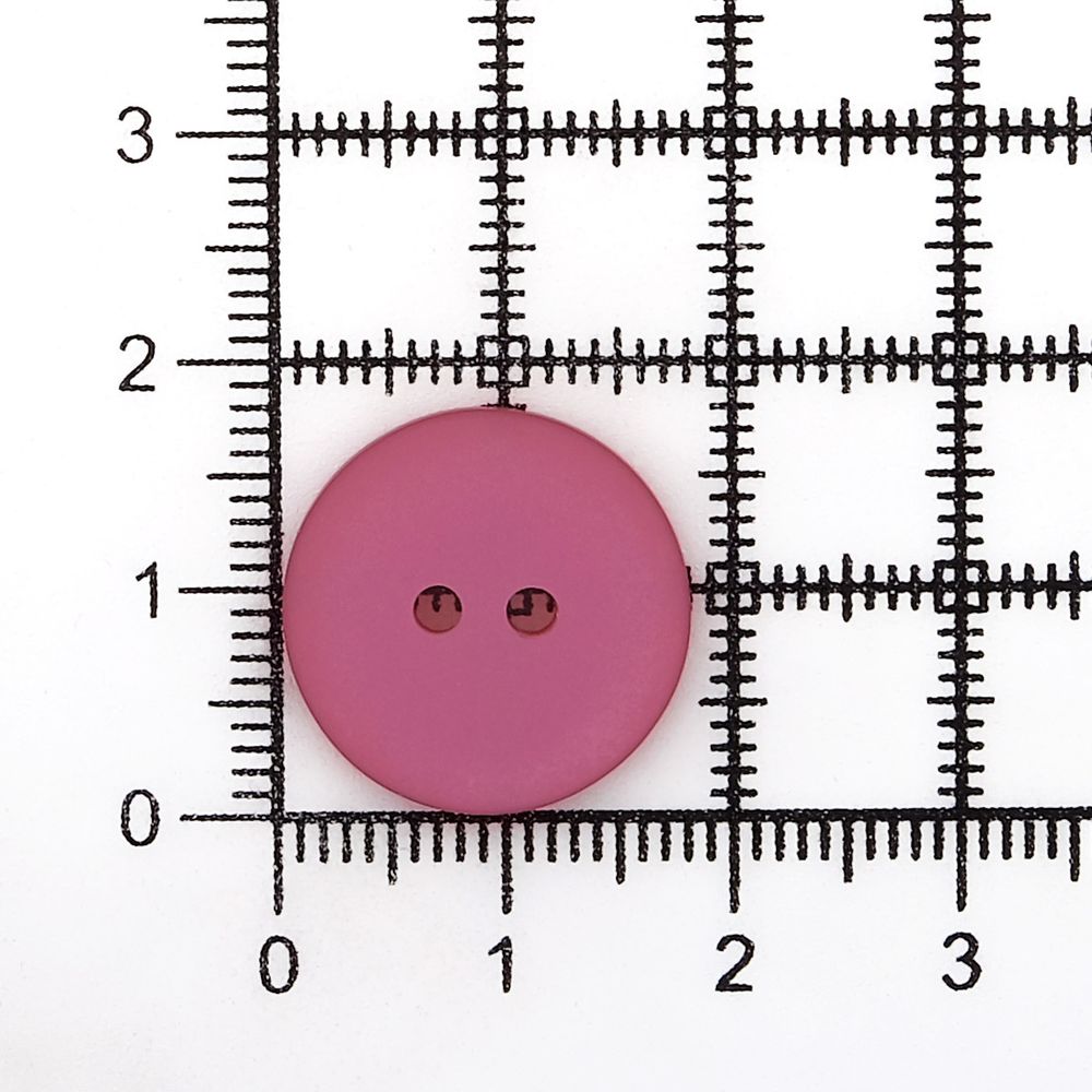 Пуговицы на 2 прокола 28L (18мм), пластик (col.12 бордовый), CR-K18M, 144 шт