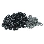 Люверсы металл ⌀_3.0 мм (внутр.), черный, 100 шт, S090816, BIG