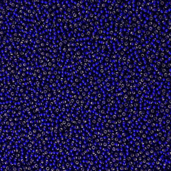 Бисер Preciosa прозрачный с сереб. центр. 10/0 (37100), круг. отв., 500г