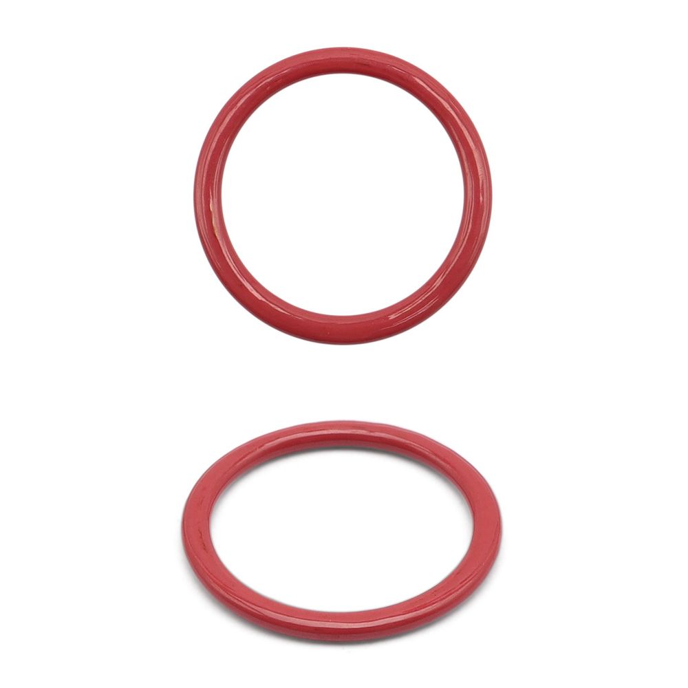 Кольца для бюстгальтера металл 15 мм, 20 шт, C520 темно-красный, ГВ800