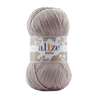 Пряжа Alize (Ализе) Bella 100 / уп.5 мот. по 100 г, 360м, 629 норка A