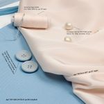 Шелк Армани 90 г/м², 150 см / 25 метров, TBYArm-007, цв.07 экрю