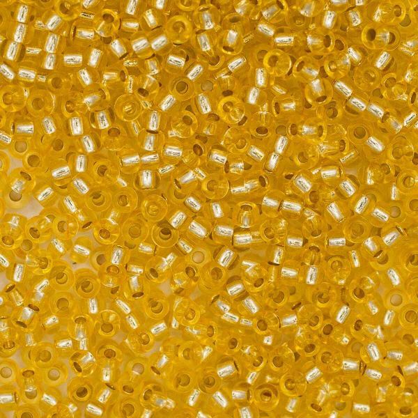 Бисер Preciosa прозрачный solgel, серебряный центр 10/0 (2.3 мм), 100 г (5х20 г), цв. 78181