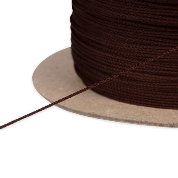 Шнур для мокасин ⌀1.0 мм, 200 м, 472007 / коричневый, Gamma 1с16