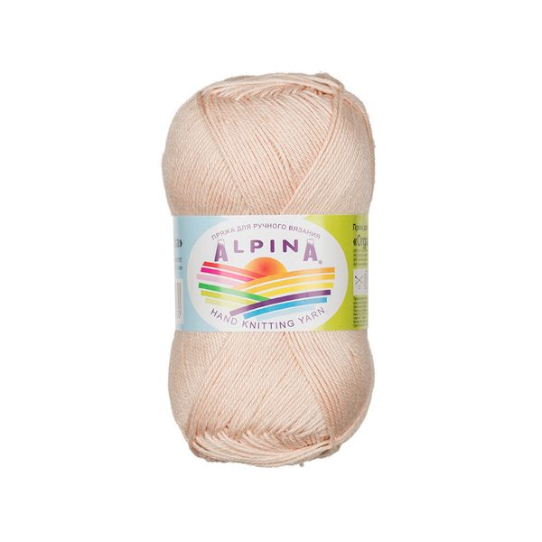 Пряжа Alpina Organica / уп.10 мот. по 50г, 170м, 04 кремовый