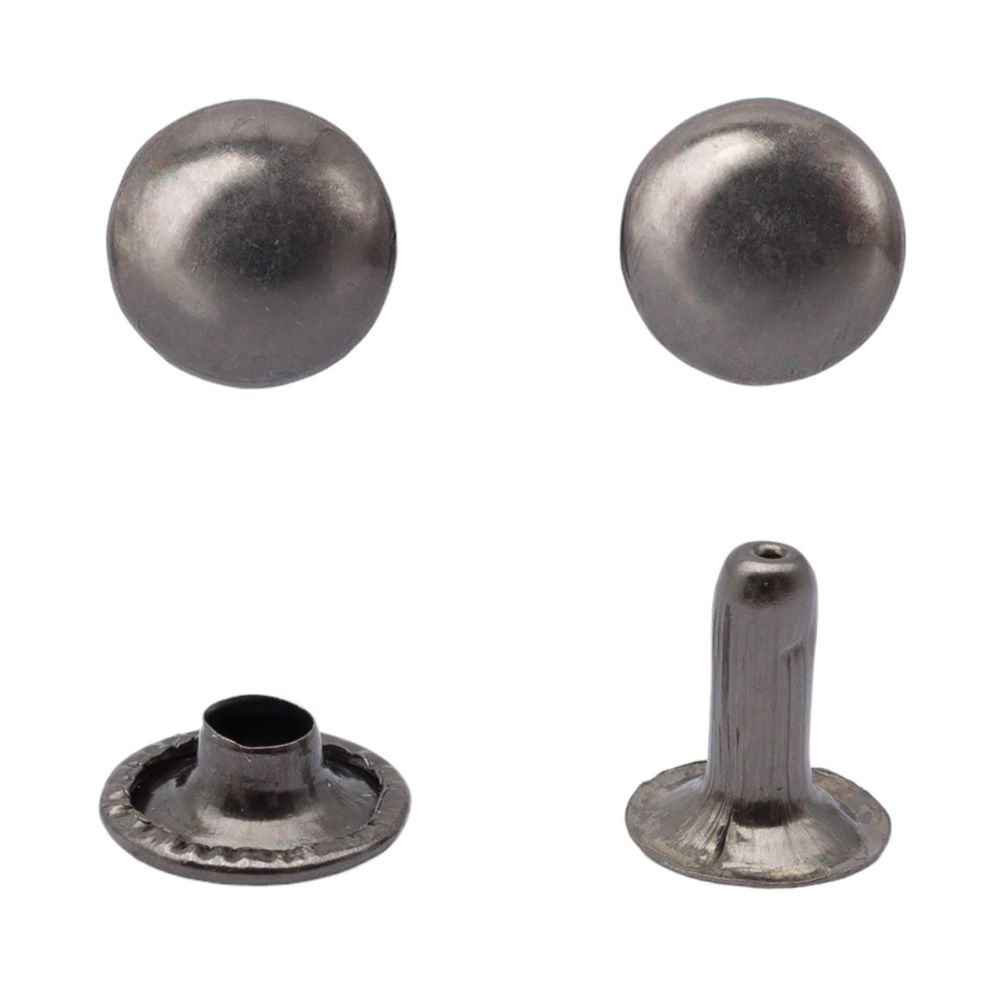 Хольнитены ⌀9 мм, h=9 мм, сталь, New Star №33.5, цв.чер.никель, ≈100 шт