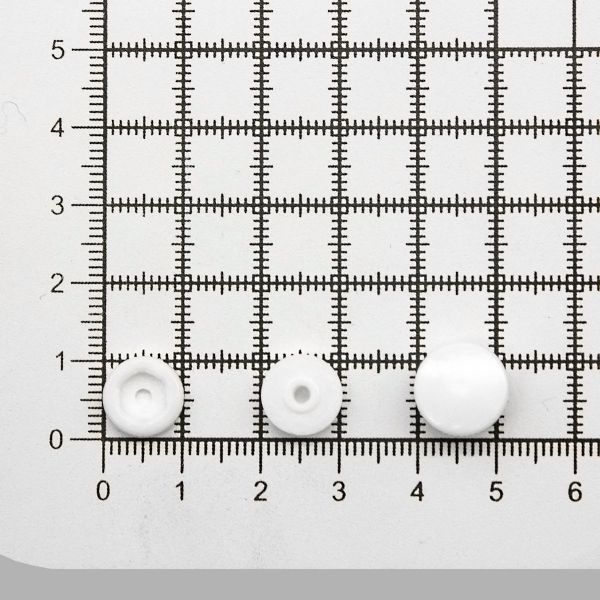 Кнопка рубашечная ⌀12,5/10мм пластик (≈100 шт) New Star (101 белый)