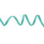 Лента репсовая (в рубчик) 6.0 мм, 121 бирюзовый, уп.18,28 м