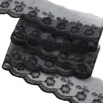 Кружево капроновое 53 мм / 6.8 м (±4 см) 0574-2013, черный