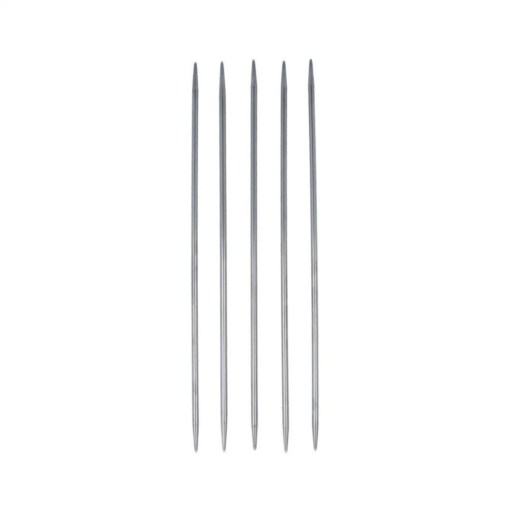 Спицы чулочные металл ⌀3.5 мм, 20 см, никель, Gamma MK5
