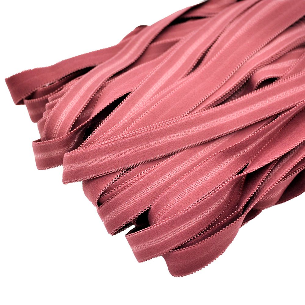 Резинка бельевая (бретелечная) матовая 18 мм / 25 метров, пурпурный