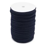 Шнур круглый х/б ⌀5.0 мм / 100 метров, 03 синий