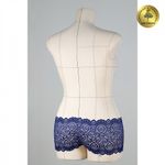 Кружево бельевое эластичное 180 мм / 25 м, 263, цв.223 синий, Kruzhevo