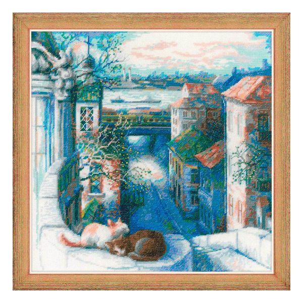 Набор для вышивания нитками Риолис, Ранняя весна 30х30см