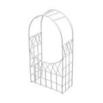 Миниатюра кукольная: Металлическая арка, белая 7,8х3,8х14,8см, Астра