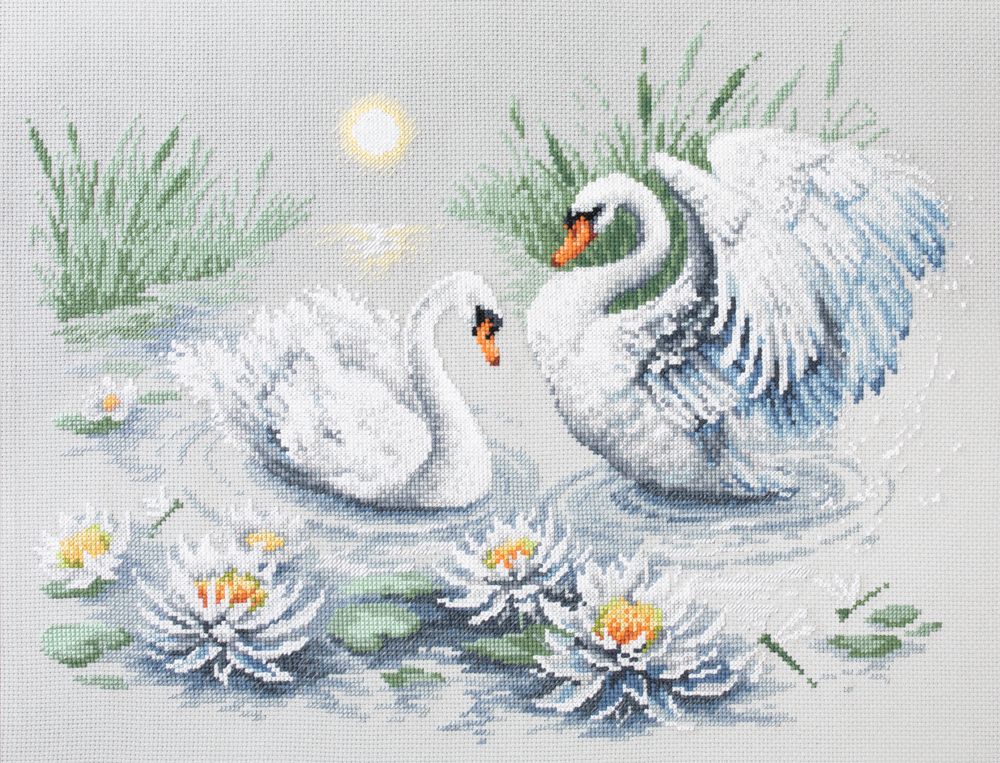 Набор для вышивания нитками Чудесная игла, Свадебный вальс 41х31 см