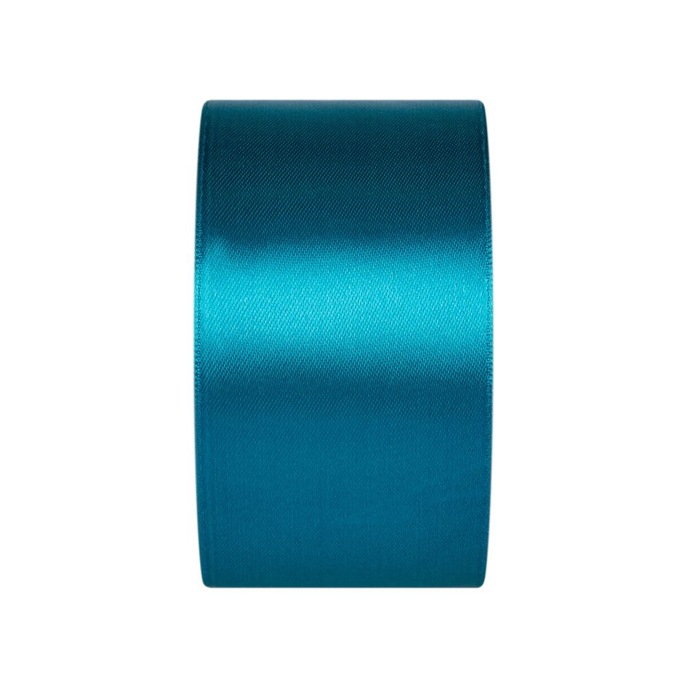 Лента атласная 1-сторонняя 50.0 мм / 33±2 метра, 074 ярко-голубой, Gamma