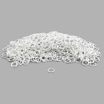 Кольца для бюстгальтера металл ⌀10.0 мм, белый, 50 шт